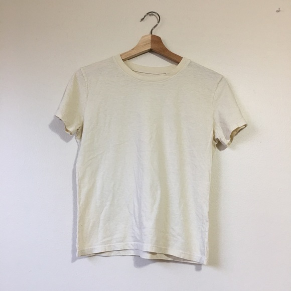 NWOTJohn Galt Brandy Melville Hailie Tee Off white - Picture 3 of 5